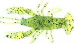 RELAX Krebs 6,5 cm Chartreuse-schwarze Punkte
