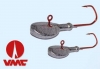 Glider-Jig Jigkopf m. VMC-5150 Barbarian-Haken # 1/0 - 5 Gramm - 5 St�ck Jigk�pfe
