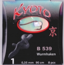 KYOTO Vorfachhaken - Japanhaken - Wurmhaken / Aalhaken B 539