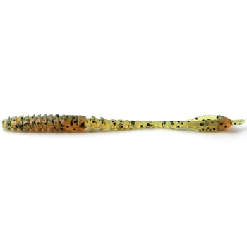FishUp 2" ARW Worm 5cm - 12 Stück - Farbe 017 - Motor Oil Pepper