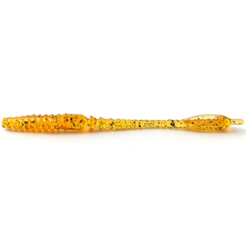FishUp 2" ARW Worm 5cm - 12 Stück - Farbe 036 - Caramel/Green & Black