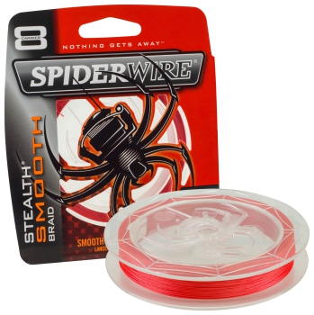 SpiderWire Stealth Smooth 8 - Rot / Red - 0,30mm - 34,3kg - 300m