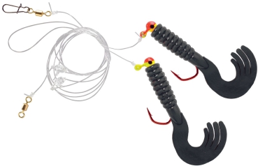 DORSCH TWISTER WONDERTAIL Pilkvorfach 2 x schwarz