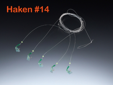 BALZER Micro Heringssystem III Fluo Hakengrösse 14 HERINGSVORFACH