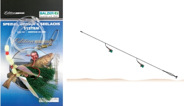 BALZER Edition 71° North - Dorsch- und Köhlersystem  - grün - 2 Beifänger