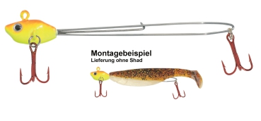 Volker Dapoz original Master Jig - gelb-rot - 8 g - 2 Stück