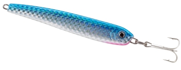 AQUANTIC Real Holo Pilker blau-silber 125g Ostseepilker Norwegenpilker