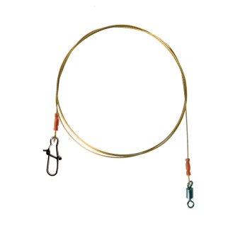 QUANTUM Ultra Wire Leader Stahlvorfach Raubfischvorfach - 5 Stück - 11kg - 50cm