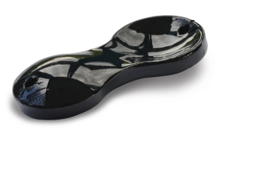 Buttlöffel Flatty Teaser - bleifrei - 60g - schwarz-metallic