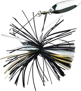 QUANTUM Spinner Bait 10g - 10 cm Black-Metal Spinnerbait