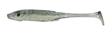 4"GUNKI WHIZ 10cm - Pck. mit 5 Stück - Holo Grey Shiner