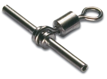 MUSTAD Cross Line Wirbel mit Crimps - Quetschhülsenwirbel #10