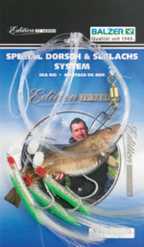BALZER Edition 71° North - Dorsch- und Köhlersystem  - grün - 3 Gummi-Beifänger