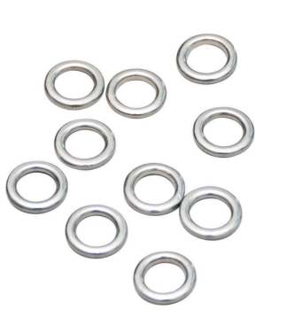 Meeres-Montagen-Ringe 8mm 10 Stück