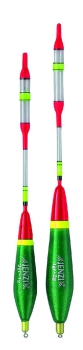 JENZI - Vorgebleite Knicklicht-Laufpose mit ‚Hülsenaufsatz’- 17 cm - 2+1g