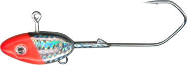 YAD Dorschbombe Haken 6/0 45 Gramm - Fluorot-Silber