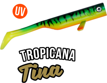 LMAB Gummifisch Drunk Bait 16cm - Hechtköder Zander Meeresköder - Tropicana Tina