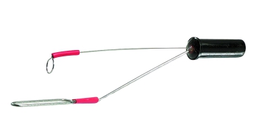 Preview: Eisangelrute Set mit 3 Spitzen inkl. Bissanzeigerspitze und Mormyschka-Spitze