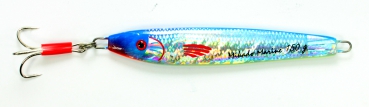 Mikado Marine Pilker 150 Gramm - Norwegenpilker Dorschköder - blau-silber-holo
