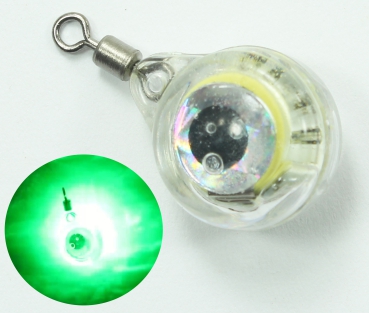 LED Bait Multi Flasher mit Wirbel - Leuchtköder - Flash-Color Grün