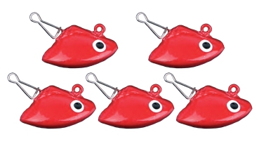 IRON CLAW  Systemschlittenkopf Jigkopf - 3 Gramm - 5 Stück