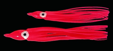 Octopus - Japanrot 9 cm - 5 Stück