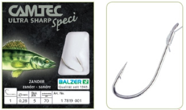 BALZER CAMTEC Zander Silber - Zanderhaken