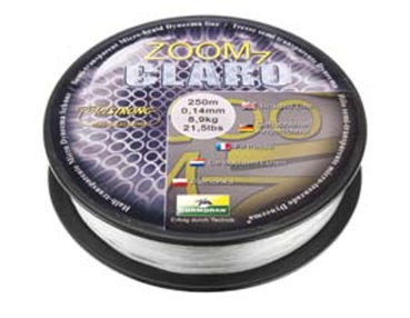 CORMORAN Corastrong Zoom7 Claro transparent  0,18 - 12,3kg - je 100m von der Großspule