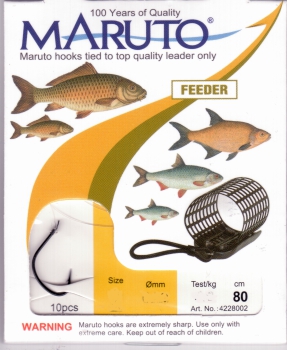 MARUTO Vorfachhaken Feeder - Feederhaken gebunden