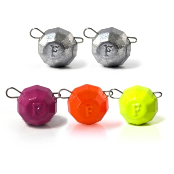 5 Stück FANATIK Cheburashka Jig Jigkopf Bleikopf - 5g MIX