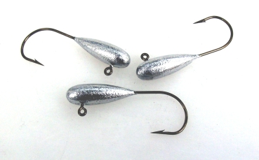 Jigkopf Torpedo-Tuben-Jig mit VMC Aberdeen- 3 Stück  #1/0 3 Gramm