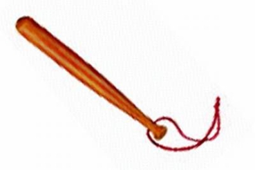 Fischtöter Baseball Holztotschläger / Fischtöter 26cm