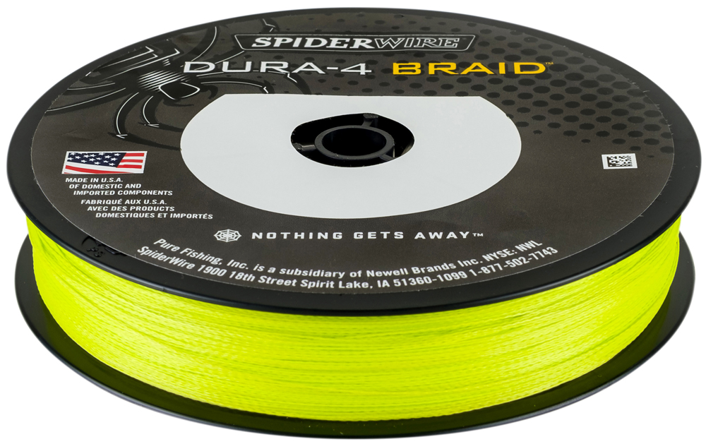 SpiderWire Dura 4 Yellow Gelb 0,17mm 15kg 300m geflochtene Angelschnur 