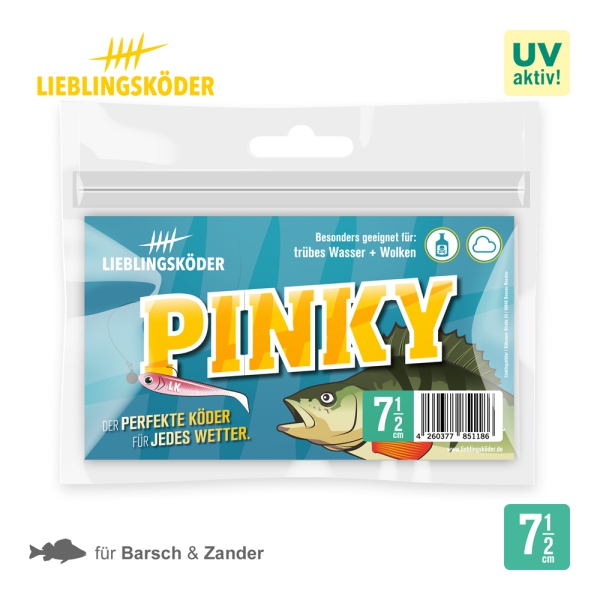 Lieblingsköder Pinky 7,5 cm - 5 Stück