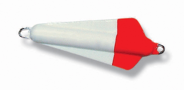 Heringsblei rot-weiss - 2 Ösen 30 Gramm