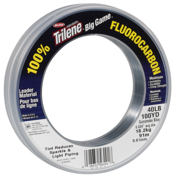 BERKLEY Trilene Big Game Fluorocarbon Leaders 0,51mm/25lb/11,4kg - 90m