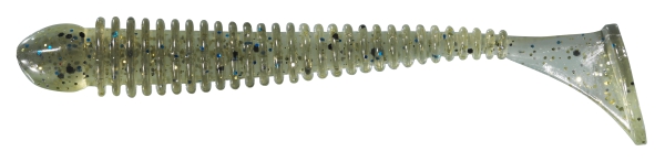 10 cm BERKLEY Flex Beat Shad  - Blue Shiner Gold - 1 Stück Gummifisch  Drop Shot