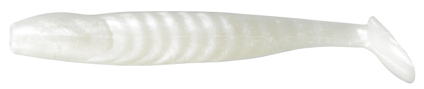 10 cm BERKLEY Flex Grass Pig Shad  - Pearl White - 1 Stück Gummifisch