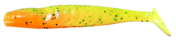10 cm BERKLEY Flex Grass Pig Shad  - Firetiger- 1 Stück Gummifisch