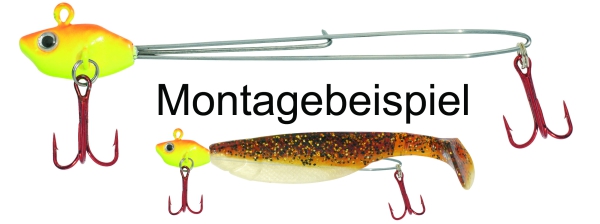 Volker Dapoz original Master Jig - gelb-rot 50 Gramm