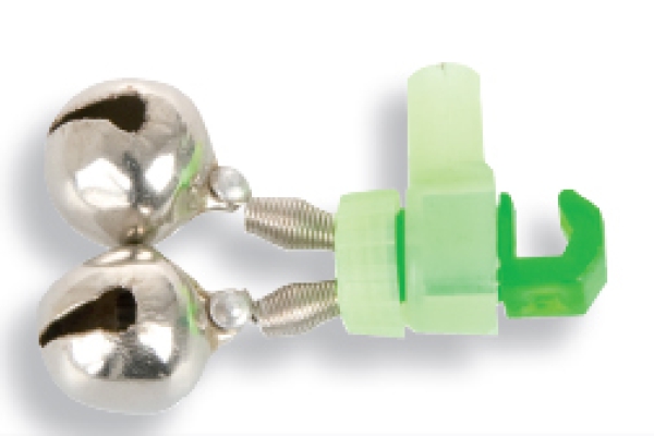 Rutenglocke Aalglocke doppelt mit Knicklichthalter - Aalgöckchen