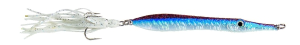 DEGA Tobias / Sandaal Octopus-Pilker 200g Rot-Blau- Holo-Glitter