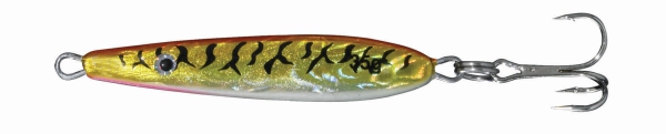 AQUANTIC Pilker Slim Pilk orange-silber 70g - Norwegenpilker Ostseepilker