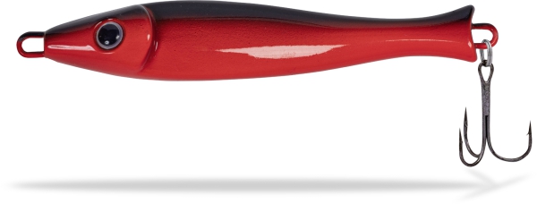 300g Rhino Big Head Tiefseepilker Norwegenpilker -  schwarz/rot