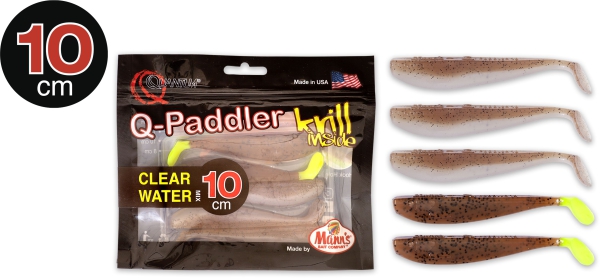 QUANTUM Q-Paddler Krill inside 10 cm - Power Packs Clear Water Mix Krill 5Stück