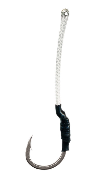 Assist Hook mit solid ring 6/0 - 60lbs 2 Stück