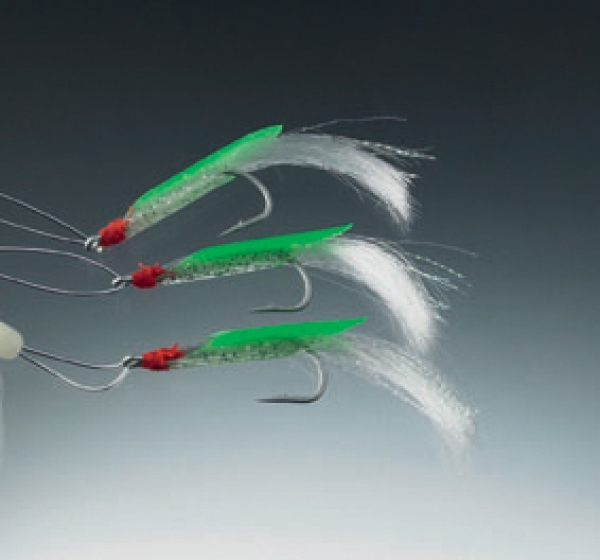 BALZER Edition 71° North - Dorsch- und Köhlersystem  - grün - 3 Gummi-Beifänger
