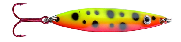 DEGA Lars Hansen Bright Meerforellenblinker 8cm - 15g - orange-gelb