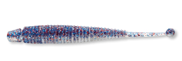 CORMORAN K-Don Tricky Tail  S5 - 5 Stück - 10 cm - blue red shiner