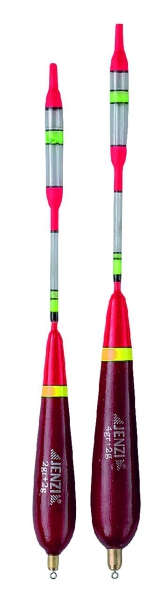 JENZI - Vorgebleite Knicklicht-Laufpose mit ‚Hülsenaufsatz’- 18 cm - 3+2g